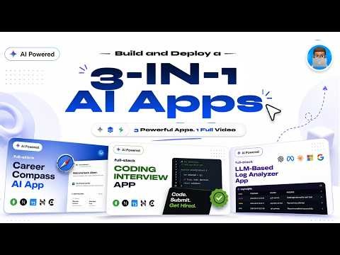 Build 3 Production-Ready AI Apps: Security Analytics, Coding Interview & Career Tracker