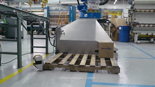 The Openstack Palletizer is designed to minimize operator involvment and move pallets quickly! This automated palletizer is compact and portable, provides less clutter in your plant, and can be deployed quickly between production lines. Learn more: https://bit.ly/3Nwix60 #automation #packagingAutomation | IPG