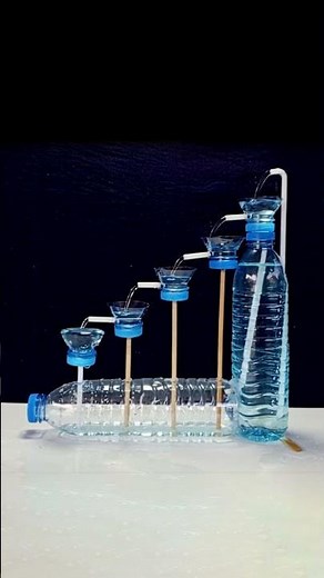 Make a Non-Stop Heron's Fountain | fountain flows without electricity