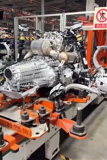 Audi Engine Assembly Line – Vorsprung durch Technik ⚙️ #audirepair #eucartech #carrepair