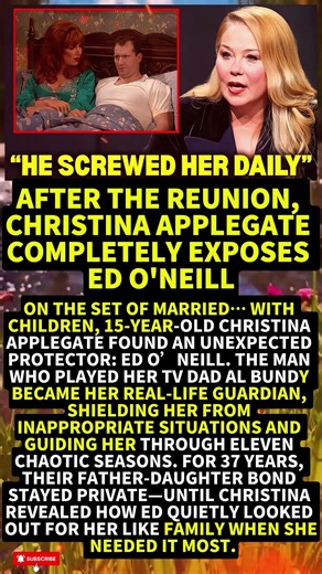 After The Reunion, Christina Applegate COMPLETELY Exposes Ed O'Neill #shorts #viral
