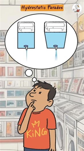 Storywise on Instagram: "Hydrostatic paradox #physics #neet #jee #hydrostatic #pressure Created by - @gauravpanti Sketches - @punned__it Script asst. - Ashutosh Kumar"