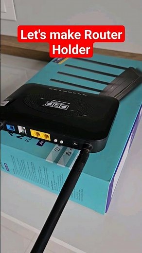 Router Holder using Router Box | Tips & Tricks 18 | @DIYBuddy #routerstand #router #routerholder
