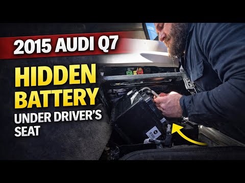 2015 Audi Q7 Battery Location & Replacement – Under Driver Seat