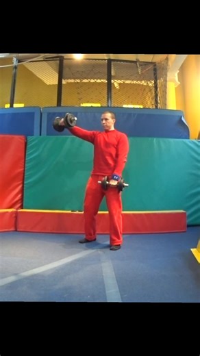 A Single Dumbbell Unilateral Front Raise