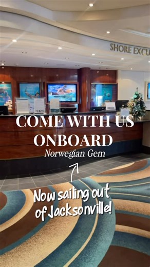 Touring and Cruises on Instagram: "Exploring the Norwegian Gem out of Jacksonville gave us a great look at how easy and fun cruising from a smaller port can be. From the relaxed onboard vibe to the convenience of sailing close to home, this ship is a solid option for travelers looking for a smooth start to their vacation. Pro tip: Plan to arrive at the terminal early. The Jacksonville cruise terminal is on the smaller side, and boarding includes an outdoor walk up several levels to the ship. Get