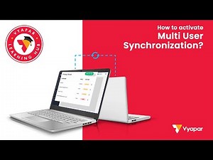 How to activate multi user synchronization II DESKTOP II GST Billing Software
