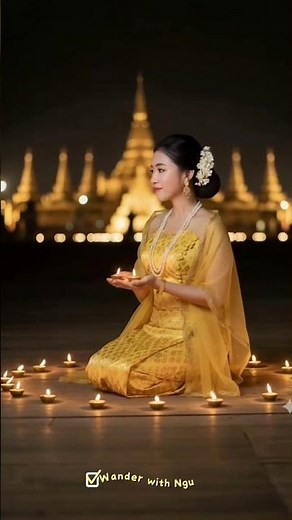 Lanterns rising, hearts glowing ✨ Celebrating Thadingyut, Myanmar’s festival of lights.