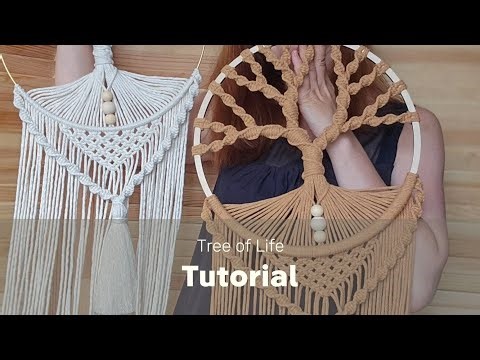 Macrame tutorial Tree of Life | Мастер-класс макраме дерево