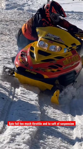 THIS JUMP WAS A MISTAKE 😱 Who sends THAT?! | Snowmobile