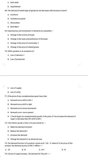 MCQ of Theory of consumer behaviour #consumerbehaviour #shorts