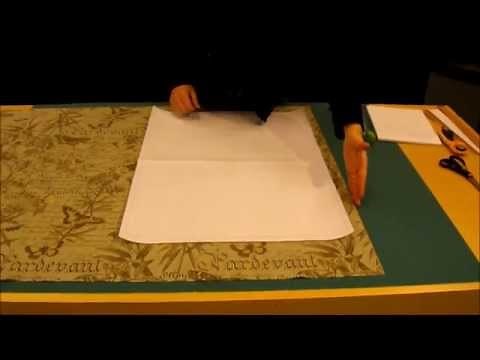 How to Make a Flange Pillow Part 1: Pattern and Cutting Out