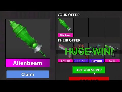 WHAT DO PEOPLE OFFER FOR ALIEN BEAM IN MM2!?