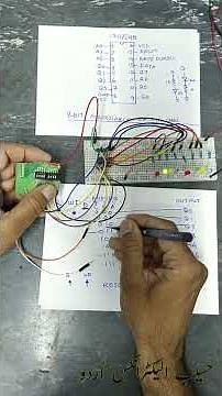 #CD4724B 8-Bit Addressable Latch Explained | CMOS IC Working & Testing #shorts