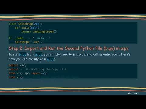 How to Run Python File Inside Another Python File with Kivy