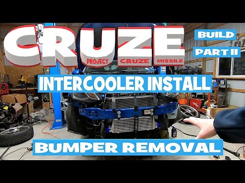 Intercooler install video for the CRUZE/MALIBU 2016-2019 models with bumper removal.