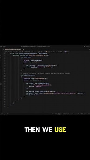 How to create AI Workflows in .NET with Elsa Workflows? #shorts #dotnet #elsaworkflows #abpframework