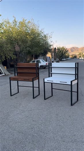 ‎آذین دکور طهران‎ | ‎میز تحریر زیبا در دو رنگ متفاوت قابل تغییر در ابعاد دلخواه شما متریال فلز و ام دی اف رنگ چوب قابل تغییر ارسال به سراسر کشور قیمت و...‎ | Instagram