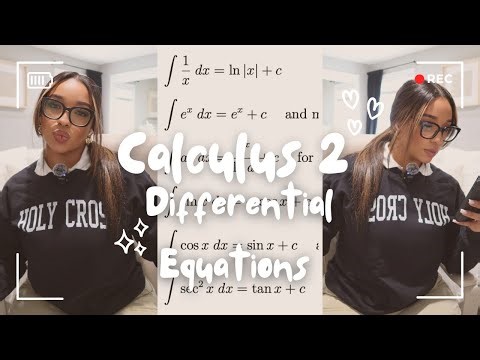 Calculus 2. Section 4.1a Basics of Differential Equations