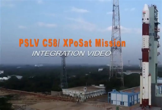 PSLV-C58运载火箭总装