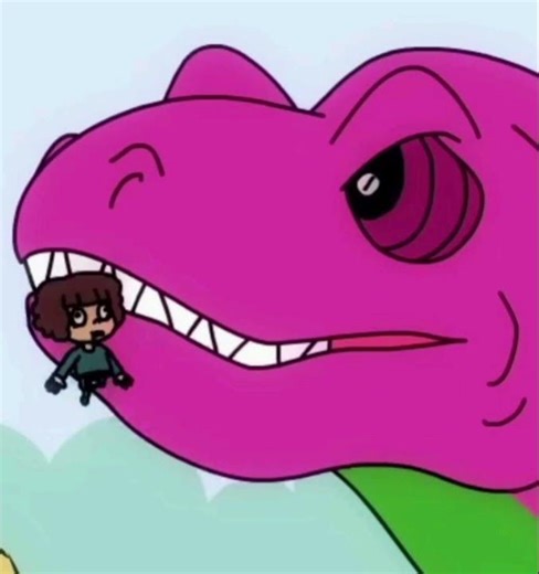 (Animation Dominactión High Def 2012) Barney the Tyrannosaurus' Roar 🦖🟣🟩🔊