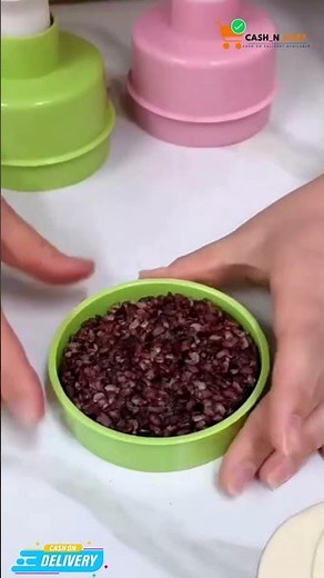 Hamburger Patty & Puri Maker Tool | 2-in-1 Dough Press | Perfect Shape Maker for Kitchen