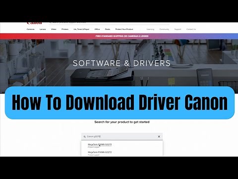 How To Download Any Canon Printer Driver MAC & Windows OS