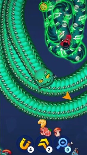 world biggest wormate snake world record todna hai #wormateio #india #indonesia #philippines #gaming