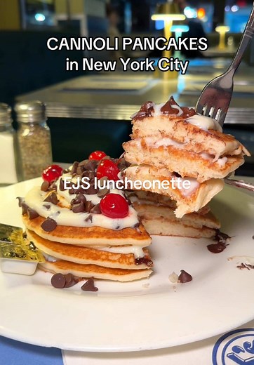 Indulge in EJs' Delicious Cannoli Pancakes in NYC
