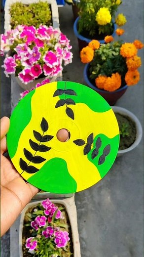 Boho art on old CDs | Purane CD se wall decor | Old CD craft #DIYCrafts #OldCDHacks #Handmade #boho