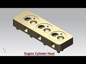 Engine Cylinder Head || Siemens NX 2212 Tutorial