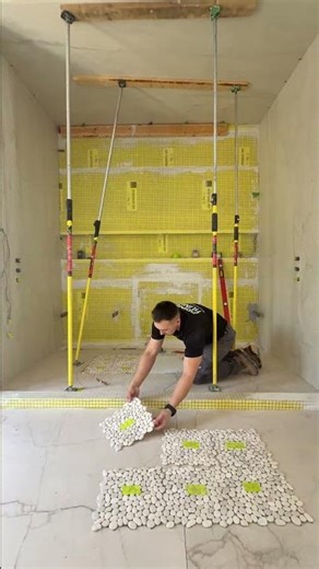 Unique Porcelain Shower Floor Installation
