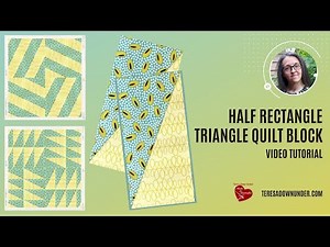 Half rectangle triangles video tutorial