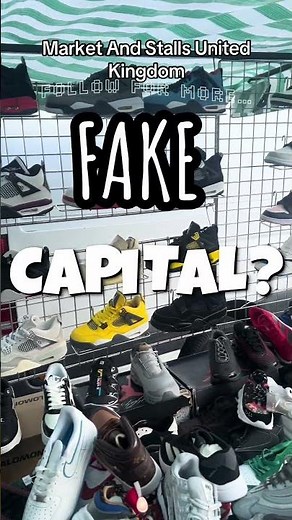FAKE/COUNTERFEIT BRITAIN! Is London Market Fake Designer Shoes Trainers The Counterfeit Capital NOW?