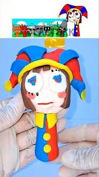 Sprunki 🎵 I Made Pomni 🤡 With Clay 🔵🔴🟡 The Amazing Digital Circus 🎪 #sprunki 🎶