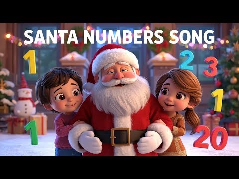 🎅 Santa Numbers Song 1–20 | Learn Counting for Kids