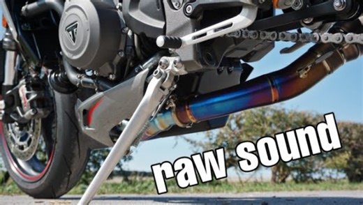 Raw Exhaust Sound: Triumph Street Triple 765 RS with Full SC Project