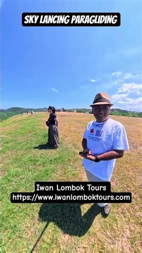 Sky Lancing Paragliding #travel #lombok #iwanlomboktours