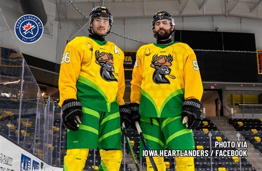 Aw Shucks! ECHL’s Iowa Heartlanders Unveil Jersey for Cornfed Country Night