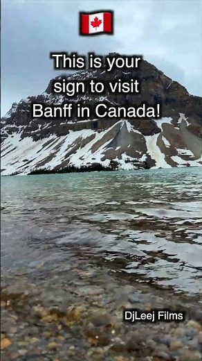 Bow Lake in Banff National Park, Canada! #nature #travel #canada