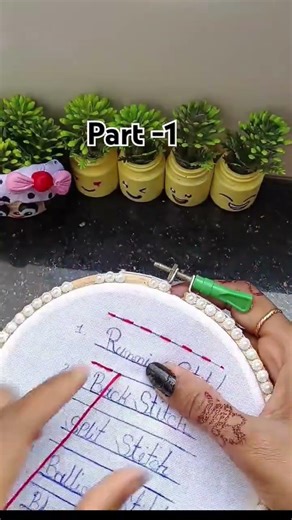 Embroidery class -1 / basic types of embroidery design for beginner