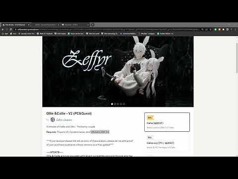 VRChat How to upload an avatar you just bought