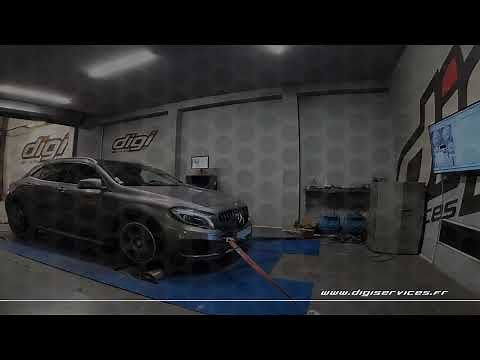 Mercedes GLA 200 CDI 136cv AUTO Reprogrammation Moteur @ 180cv Digiservices Paris 77 Dyno