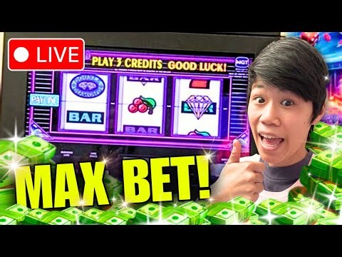 🔴LIVE: Max Betting High Limit Old School IGT Slots | NON-STOP JACKPOTS & BONUSES! Classic Slot Wins