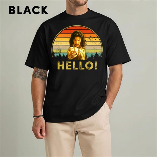 The Princess Bride Inigo Montoya Hello Vintage T-shirt - Etsy