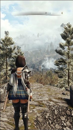 Skyrim Nolvus V6 Graphics Only with Mods #skyrim #skyrimmods #nolvus #gaming #shorts