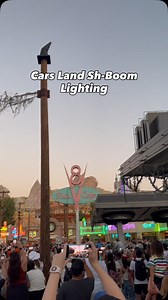 3.9K reactions · 120 shares | Have you seen the Sh-Boom lighting in Cars Land? It happens every night and is so fun to see! | That Magical Fam | Facebook