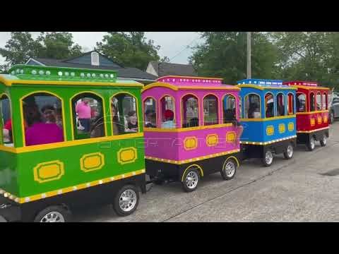 trackless train ride for sale in American