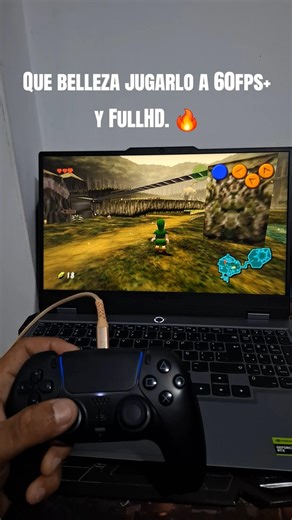 Zelda Ocarina Of Time en PC 60+fps y FullHD #shipofharkinian #zeldaOoT #lenovoloq