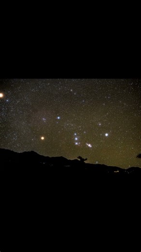 Orion Stars Time Lapse 📸❤️🤩 #astronomy #stars #orion